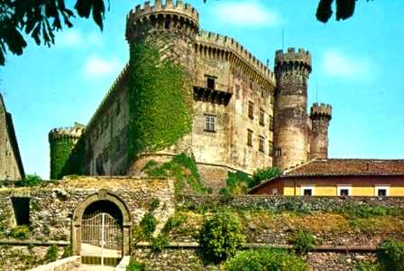 Il castello di Bracciano vicino Roma